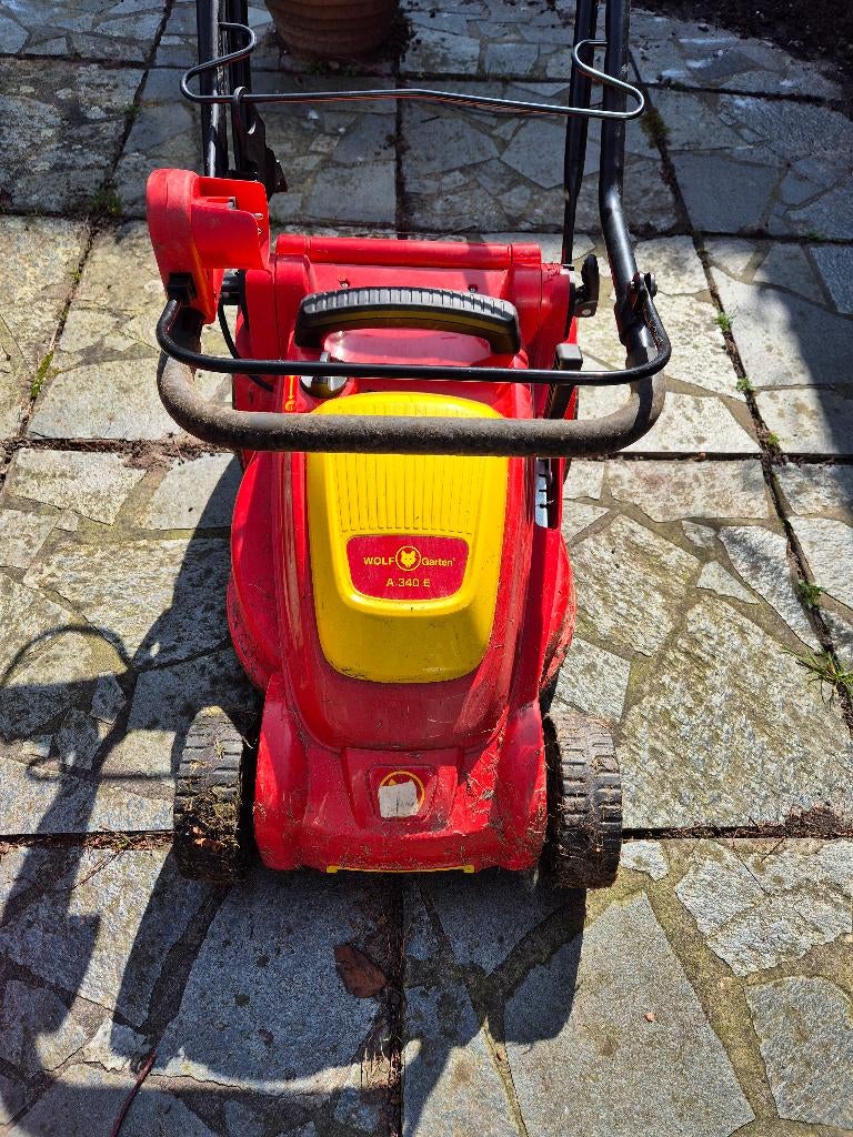 Grasmaaier Wolf-garten, Ophalen, Cirkelmaaier, Elektrische grasmaaier, Zo goed als nieuw