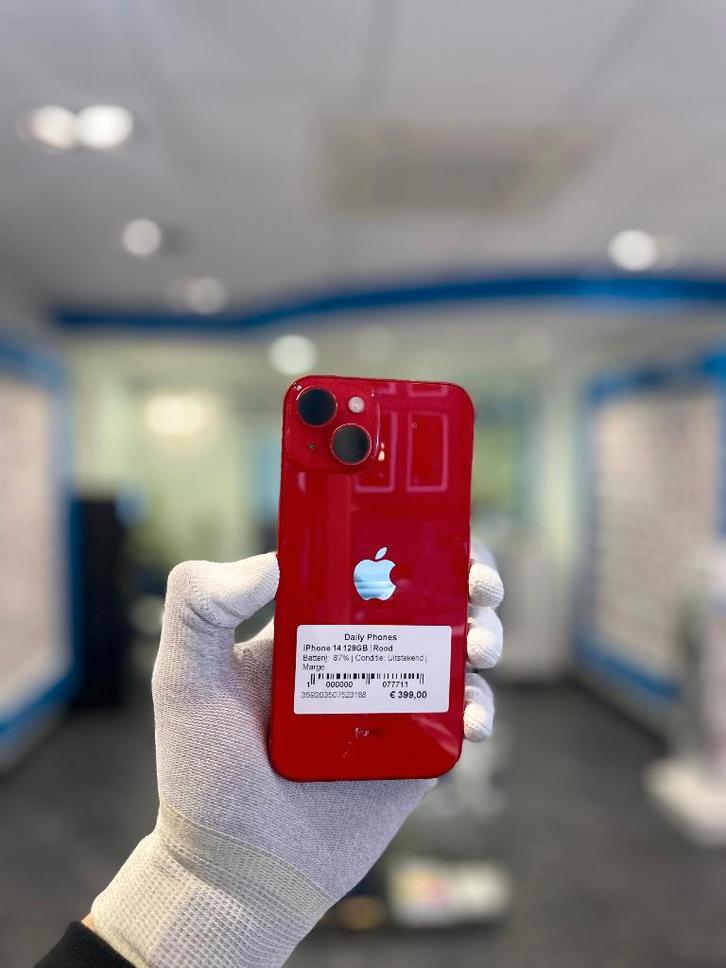Zo goed als nieuw Apple iPhone 14 128GB, Telecommunicatie, Overige Telecommunicatie, Zo goed als nieuw, Ophalen of Verzenden