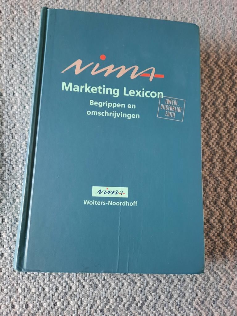 NIMA Marketing Lexicon - Begrippen en Omschrijvingen, Boeken, Ophalen of Verzenden, Gamma, Zo goed als nieuw, HBO