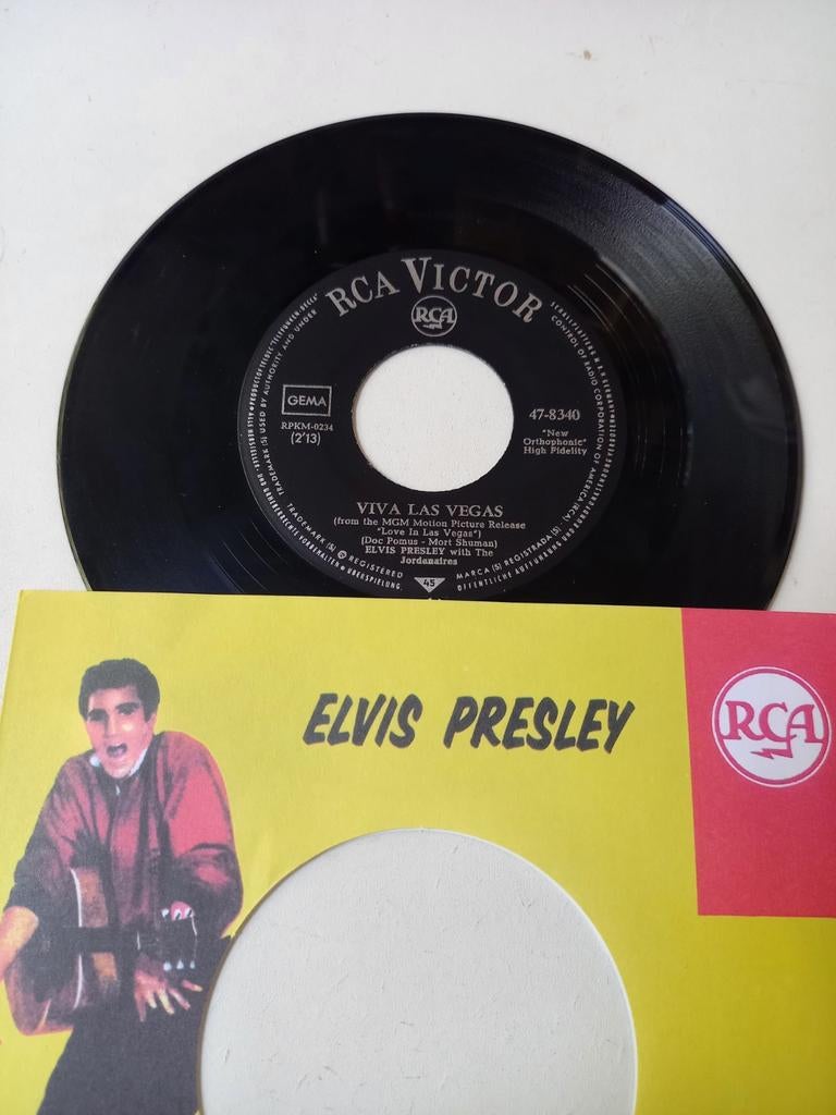 Elvis Presley  - Viva Las Vegas  / What'd i say ., Ophalen of Verzenden, Zo goed als nieuw, Pop