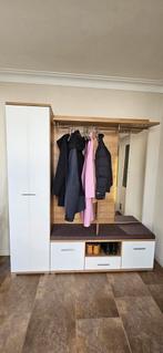 Halmeubel met kapstok, Ophalen, Hout, Wandkapstok