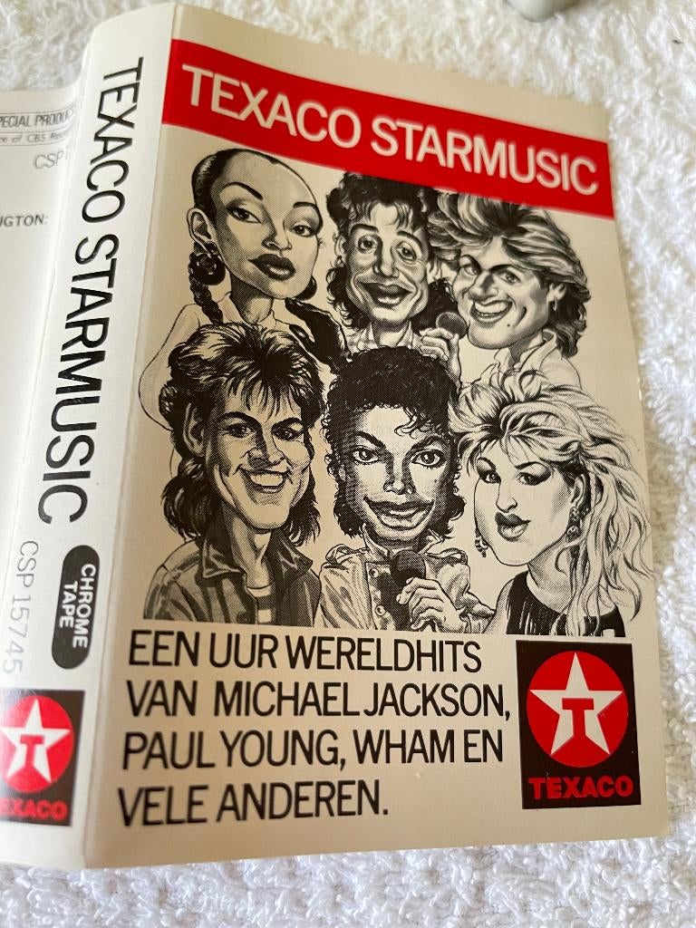 Texaco cassette bandje starmusic, 1 bandje, Ophalen of Verzenden, Zo goed als nieuw, Origineel