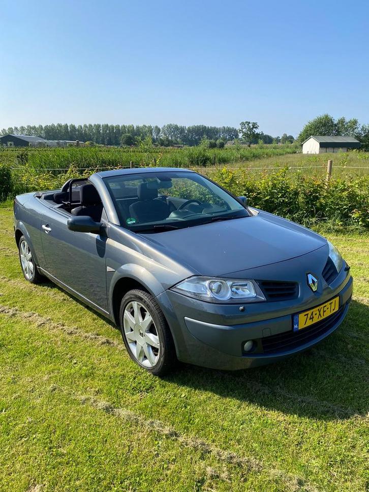 Renault Mégane 1.6 16V Cabriolet 2007 Grijs, Auto's, Renault, Particulier, Mégane, Benzine, C, Cabriolet, Handgeschakeld, Origineel Nederlands