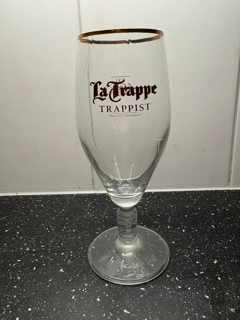 La trappe glas, Ophalen of Verzenden, Zo goed als nieuw, Glas of Glazen, La Trappe