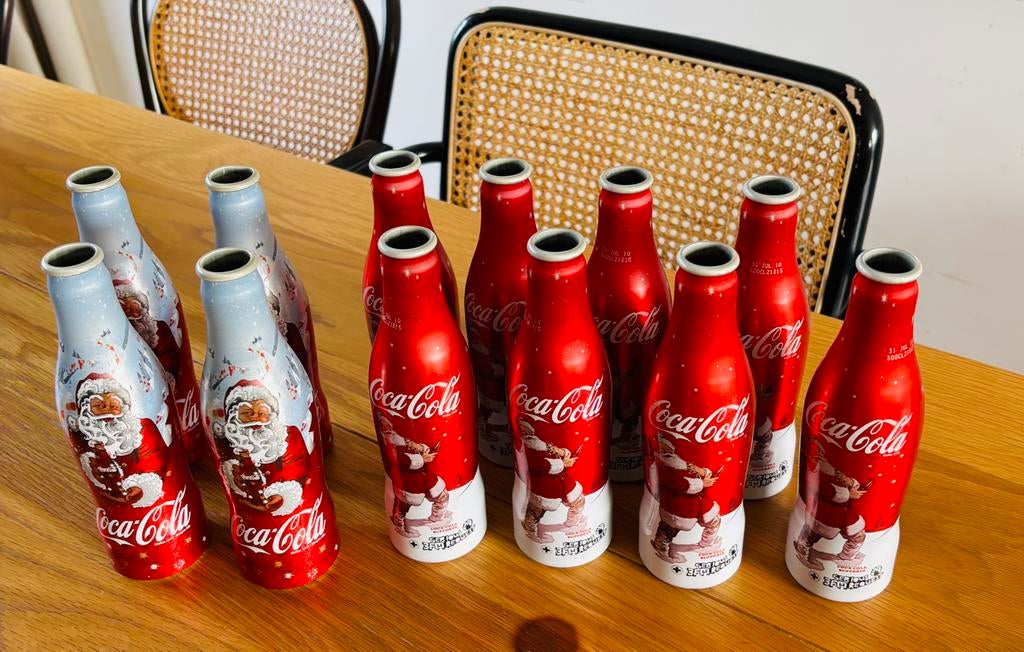 CocaCola Kerstflesjes leeg, Ophalen, Gebruikt, Overige