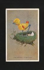 Prachtige ansicht PASEN met kuiken ei D10-9, Verzenden, 1920 tot 1940, Gelopen, Sterren en Beroemdheden