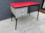 Vintage design bureautje formica marko gispen dutch, Ophalen, Gebruikt