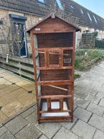 Mooie vogel volière, Ophalen of Verzenden, Zo goed als nieuw, Hout, Volière