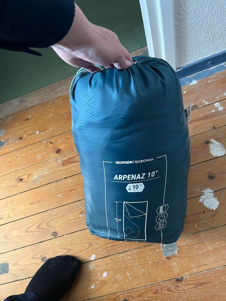 Decathlon Slaapzak 1 Persooon - Arpenaz 10, Ophalen of Verzenden, Zo goed als nieuw