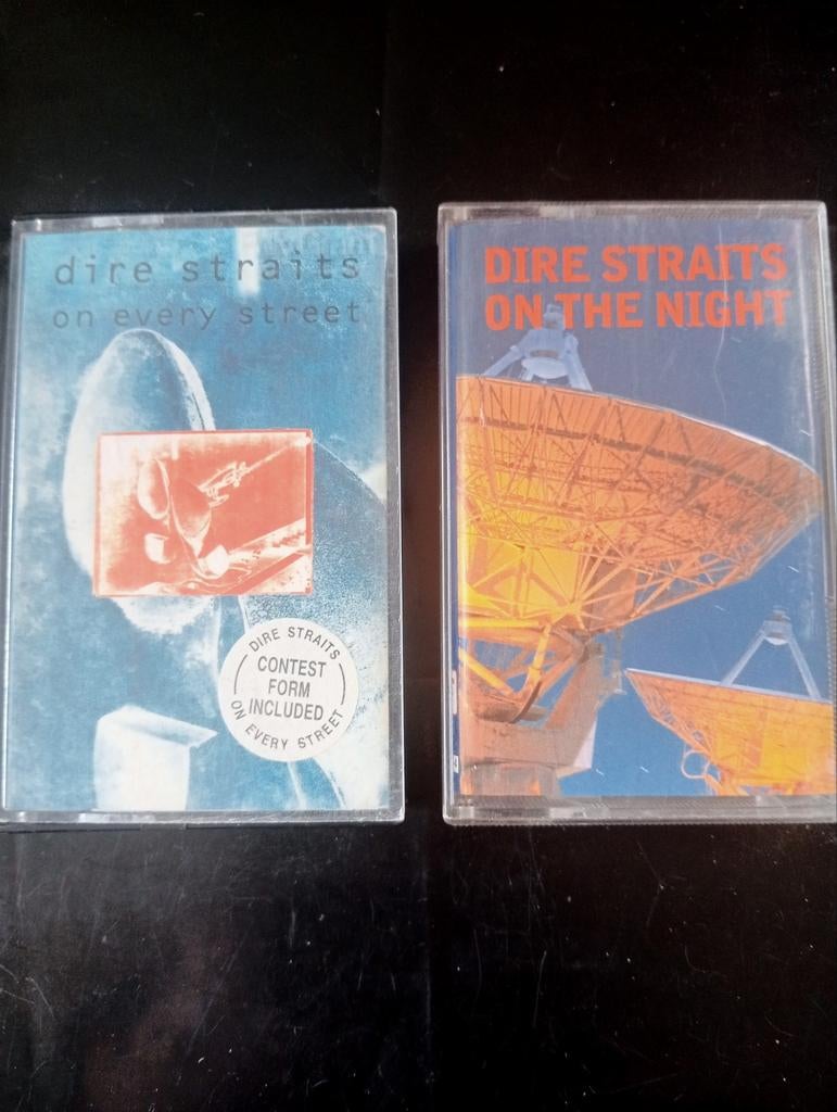 Dire Straits - On Every Street & On The Night, Cd's en Dvd's, Cassettebandjes, Ophalen of Verzenden, Zo goed als nieuw, 2 t/m 25 bandjes