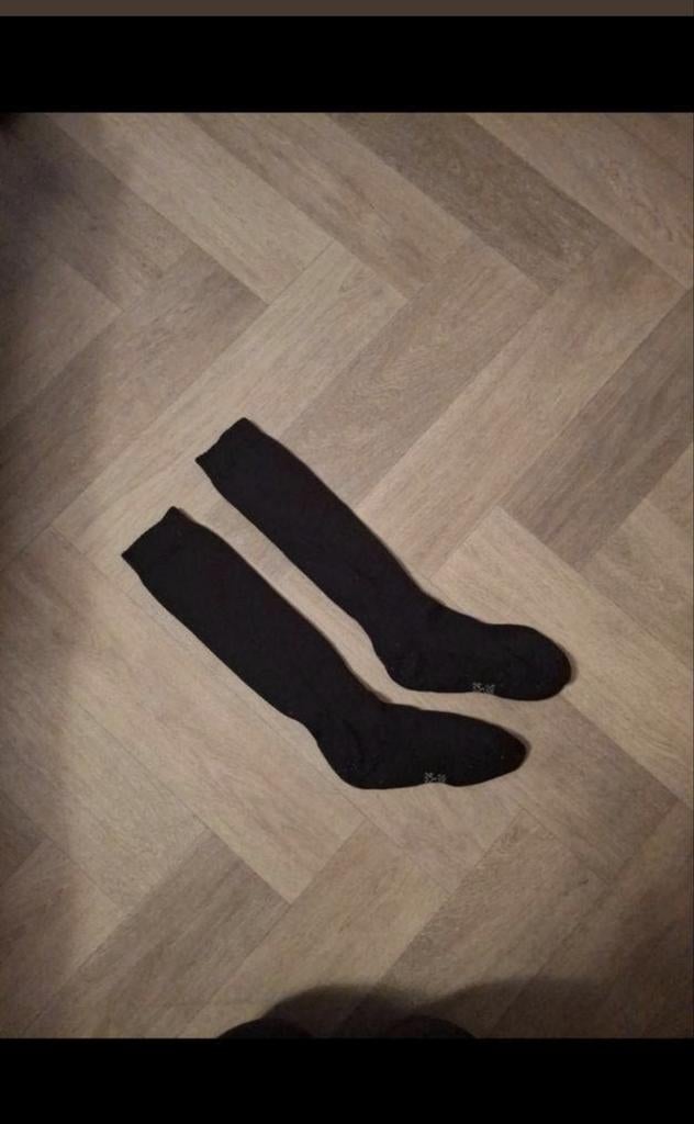 Voetbalsokken 35 - 38 zwart, Jongen of Meisje, Ophalen of Verzenden, Zo goed als nieuw, Scapino