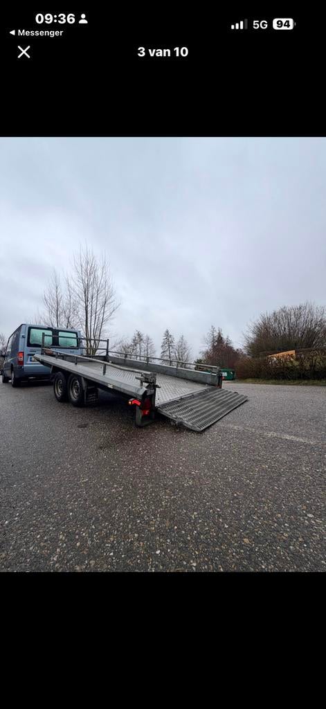 Hapert kantelbare machinetransporter marge, Ophalen of Verzenden, Zo goed als nieuw