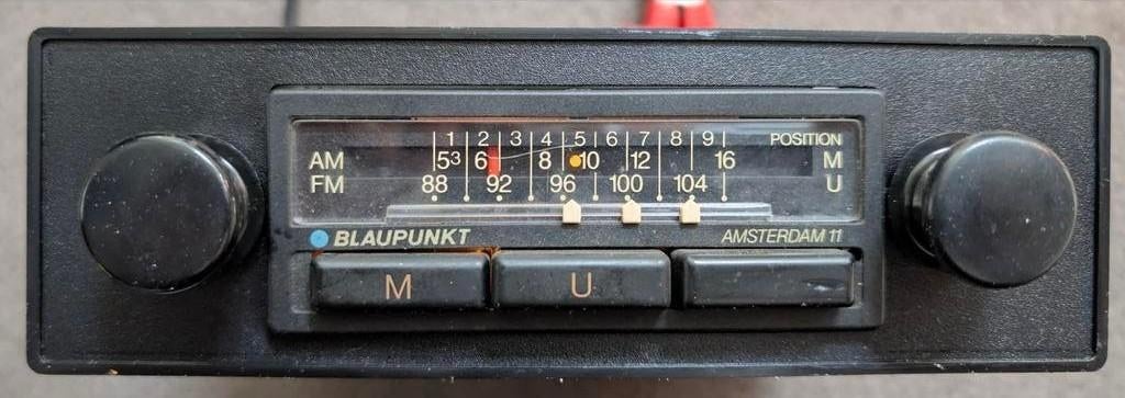 Vintage Blaupunkt Amsterdam 11 Autoradio - Klassiek Model, Ophalen of Verzenden, Gebruikt