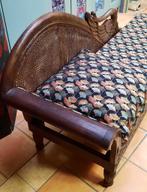 fraaie chaise longue in balinese stijl met houtsnijwerk, Ophalen, Bali, oosters, art nouveau, Eenpersoons, Minder dan 75 cm