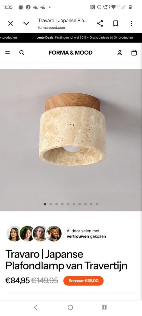 3 stuks Japanse spotjes plafondlamp, Huis en Inrichting, Lampen | Plafondlampen, Ophalen of Verzenden