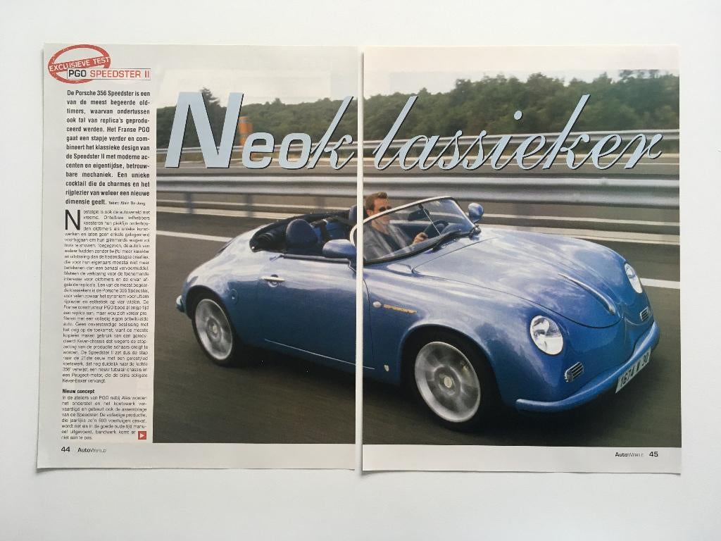 Artikel PGO Speedster II, Ophalen of Verzenden, Zo goed als nieuw, Overige merken
