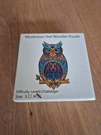 Mysterious Owl Houten Puzzel - Uitdagend, Ophalen of Verzenden, Minder dan 500 stukjes, Zo goed als nieuw, Legpuzzel