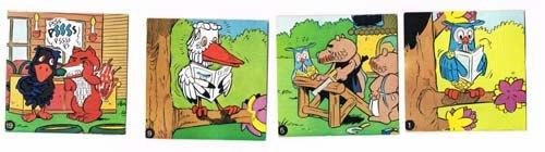 Fabeltjeskrant plaatjes - UNIEKAAS - 32x, Ophalen of Verzenden