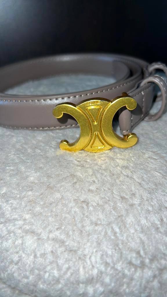 Celine riem taupe, Kleding | Dames, Riemen en Ceinturen, Verzenden, Zo goed als nieuw, Bruin