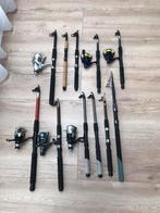 telescoop hengels en molens zie foto’s en omschrijving, Ophalen of Verzenden, Zo goed als nieuw, Werphengel