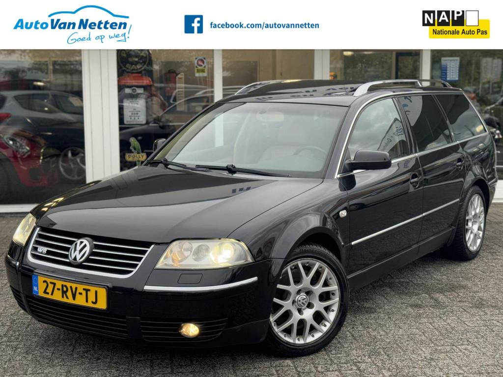 Volkswagen Passat Variant 4.0 W8 4Motion 275pk Automaat,Sch., Auto's, Stoelverwarming, Gebruikt, Zwart, Leder