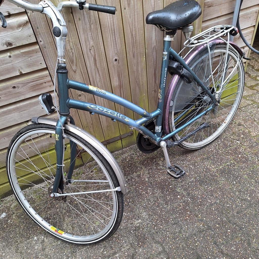 Gazelle Davos 28 inch terugtraprem frame 57 cm, Ophalen, Gebruikt, Versnellingen, 56 cm of meer