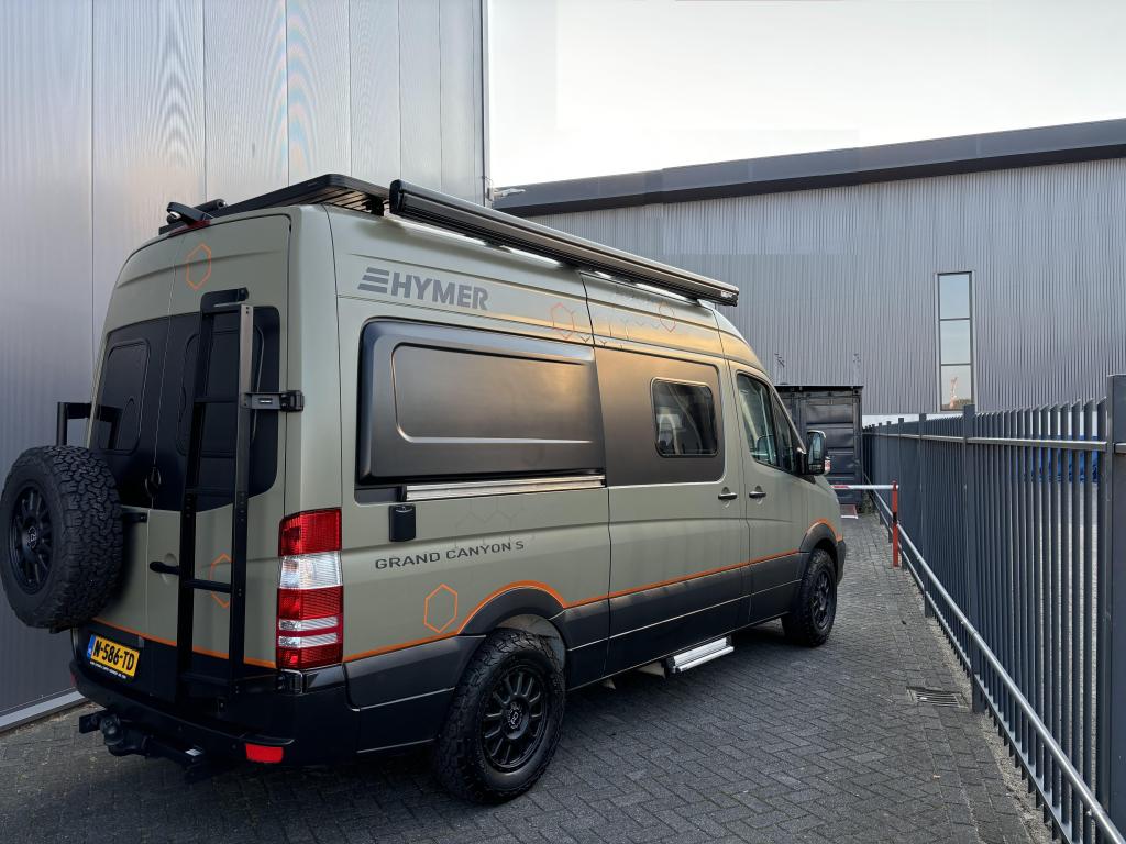 Hymer Grand Canyon S Offroad, crossover, Mercedes automaat, Caravans en Kamperen, Campers, Automaat, Buscamper of Camperbus, Ringverwarming