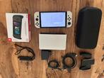 Nintendo Switch OLED Wit Compleet + Accessoires, Ophalen, Overige genres, 1 speler, Zo goed als nieuw