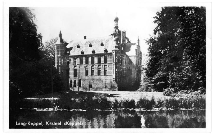 939321 Laag Keppel kasteel Keppel 1949 Gelopen met postzegel, Verzamelen, Ansichtkaarten | Nederland, Gelopen, Gelderland, 1940 tot 1960