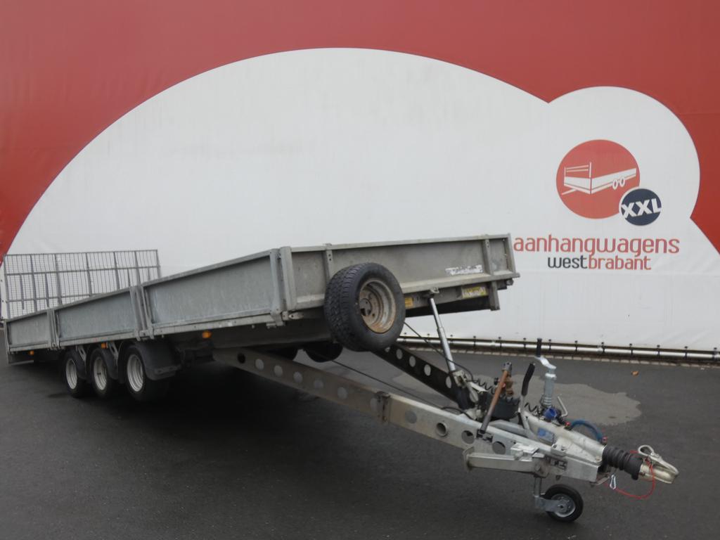 Tweedehands Ifor-Williams Machinetransporter 550×204 3500kg, Auto diversen, Aanhangers en Bagagewagens