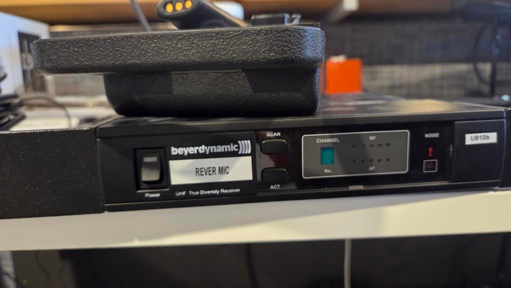 Beyerdynamic U810b en AKG SR40 Single Draadloze Microfoon, Ophalen of Verzenden, Zangmicrofoon