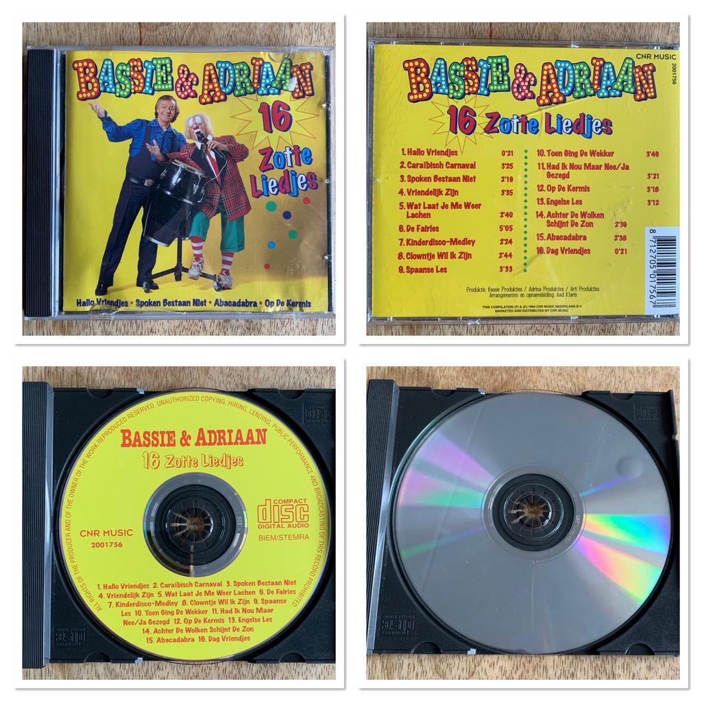 Bassie & Adriaan: 16 Zotte Liedjes, Verzamelen, Ophalen of Verzenden