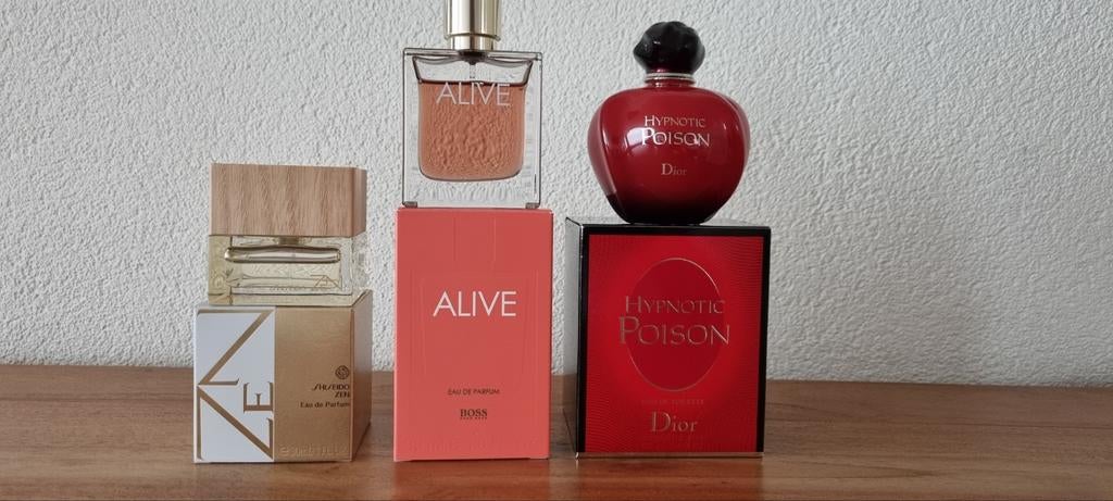 3 originele parfums, Ophalen of Verzenden, Zo goed als nieuw