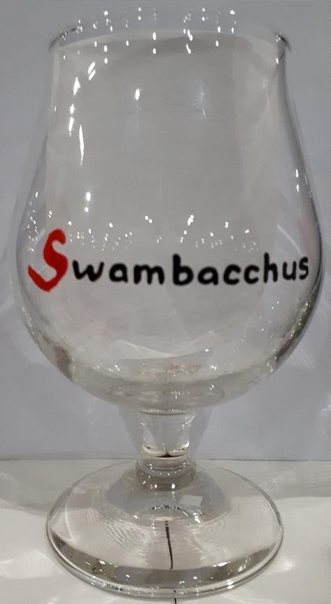 Swambacchus Bierglas op voet, Ophalen of Verzenden, Nieuw, Glas of Glazen, Overige merken