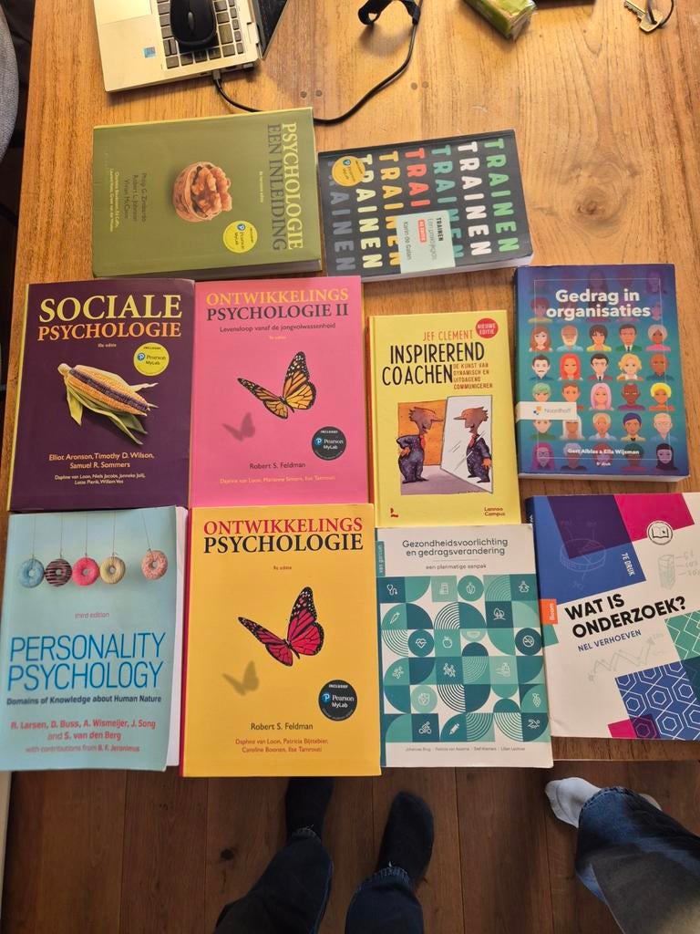 8 boeken voor studie toegepaste psychologie., Boeken, Ophalen of Verzenden, Alpha, Zo goed als nieuw, HBO