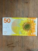 Nederlandse gulden biljetten: 50 gulden zonnebloem en 5 guld, Postzegels en Munten, Bankbiljetten | Nederland, Ophalen of Verzenden