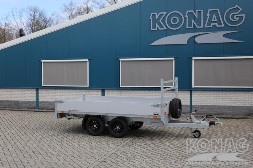 ZGAN: Easyline tandemas plateau 310x154 cm 750 kg geremd, Dieren en Toebehoren, Paarden en Pony's | Trailers en Aanhangwagens