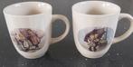 2 mokken 'Ot en Sien', Huis en Inrichting, Ophalen of Verzenden, Zo goed als nieuw, Overige stijlen, Kop(pen) en/of Schotel(s)