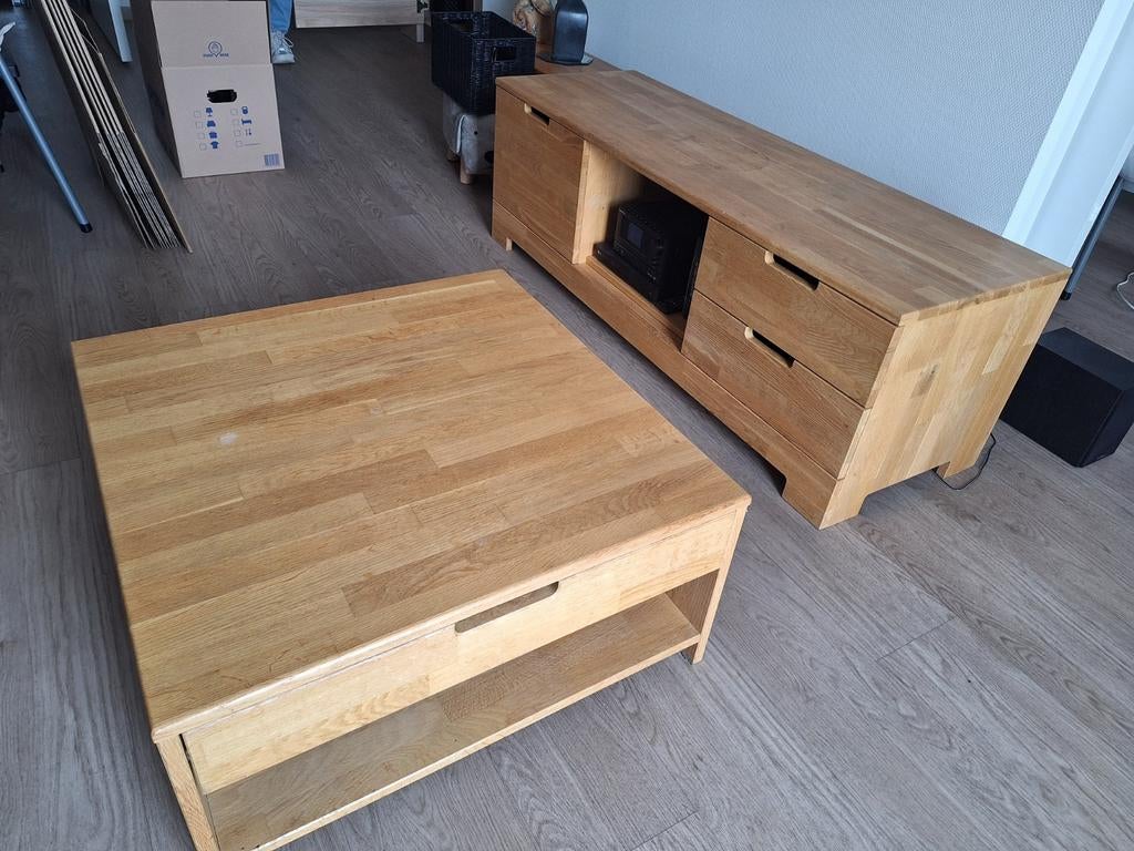 TV-meubel & Salontafel, Huis en Inrichting, Kasten | Televisiemeubels, Ophalen, Gebruikt, 100 tot 150 cm, Minder dan 100 cm