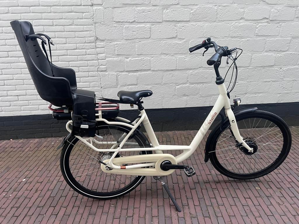 Stella Fiore elektrische moeder fiets, Versnellingen, Zo goed als nieuw, 50 tot 53 cm, 1 zitje