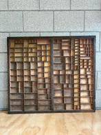 LETTERBAK ZEER ZELDZAAM en UNIEK 173 Vakjes Lade Vakkenkast, Ophalen