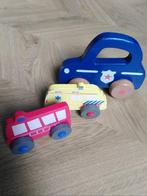Houten speelgoed auto's, Ophalen, Gebruikt, Auto, Met wieltjes