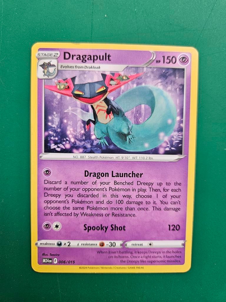 Dragapult Pokémon kaart HP150, Ophalen of Verzenden