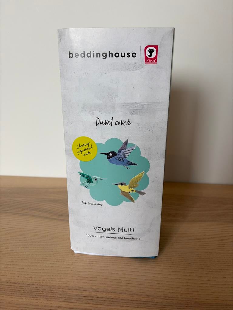 Dekbedovertrek Beddinghouse Vogels Multi - Nieuw, Ophalen of Verzenden, Nieuw, Tweepersoons, Dekbedovertrek