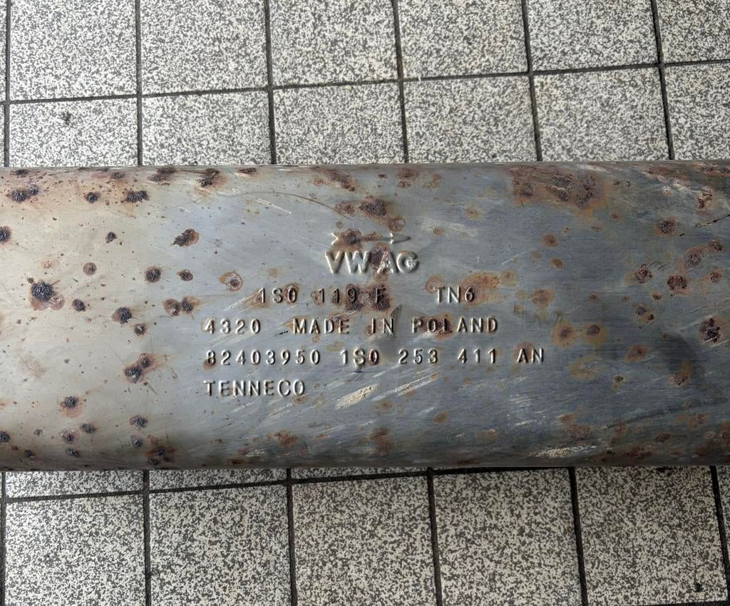 Volkswagen Up Originele Uitlaatdemper OEM 1S0 253 411 AN, Ophalen of Verzenden, Gebruikt, Volkswagen