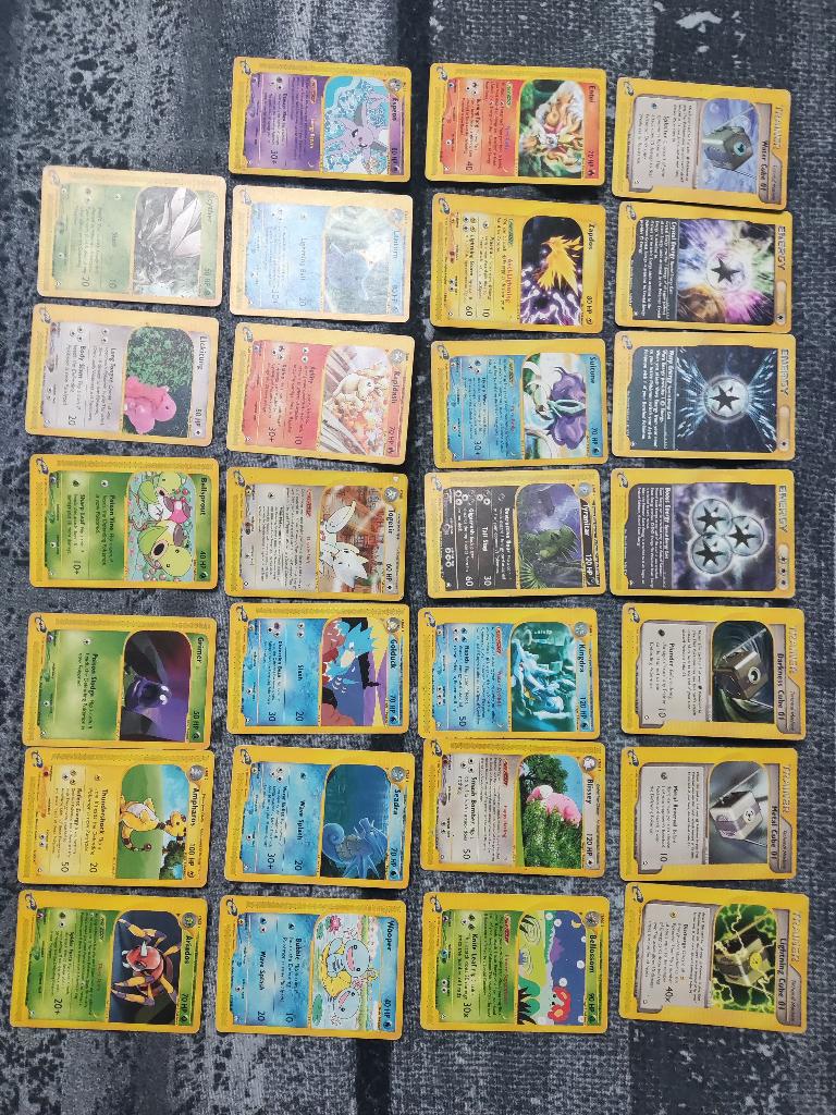 aquapolis pokemon kaarten set, Hobby en Vrije tijd, Verzamelkaartspellen | Pokémon, Meerdere kaarten, Ophalen of Verzenden