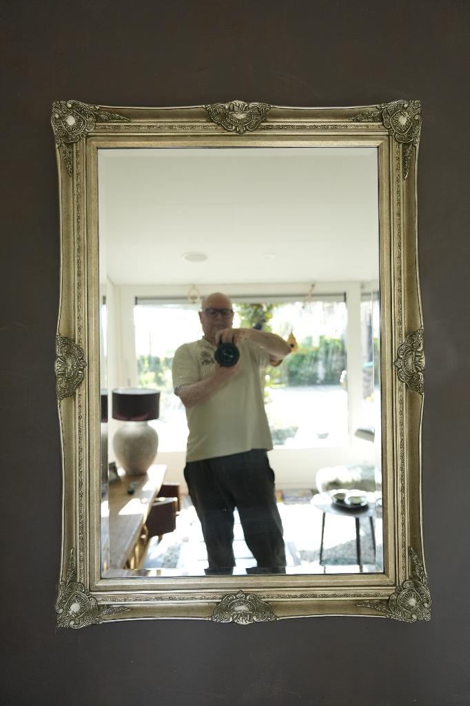 Spiegel "Barok", Ophalen, 100 tot 150 cm, Zo goed als nieuw, 75 tot 100 cm