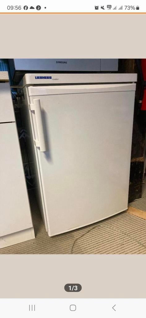 Koelkast liebehrr tafelmodel, Witgoed en Apparatuur, Koelkasten en IJskasten, Gebruikt, Met vriesvak, 100 tot 150 liter, Minder dan 85 cm