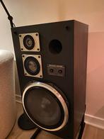 Vintage 70’s Hitachi HS-430 speakers-zeldzaam, Gebruikt, 60 tot 120 watt, Front, Rear of Stereo speakers, Ophalen