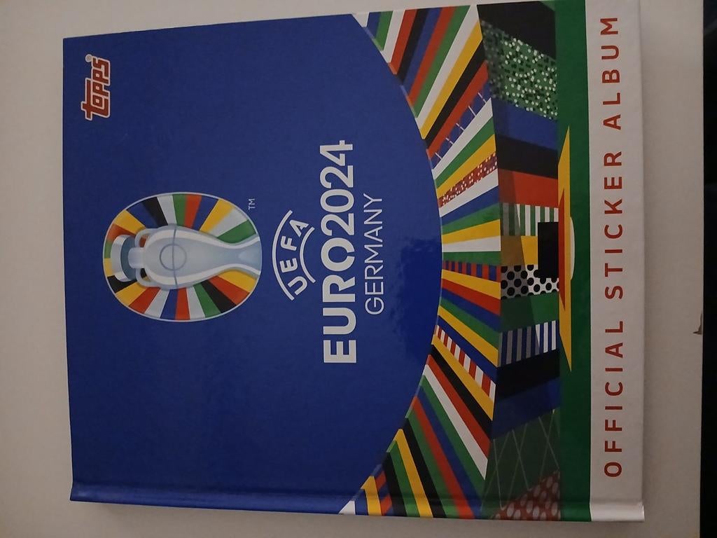 TOPPS EURO 2024 EK VOETBALALBUM HARDE KAFT ZOALS PANINI, Ophalen of Verzenden, Zo goed als nieuw, Buitenlandse clubs, Poster, Plaatje of Sticker
